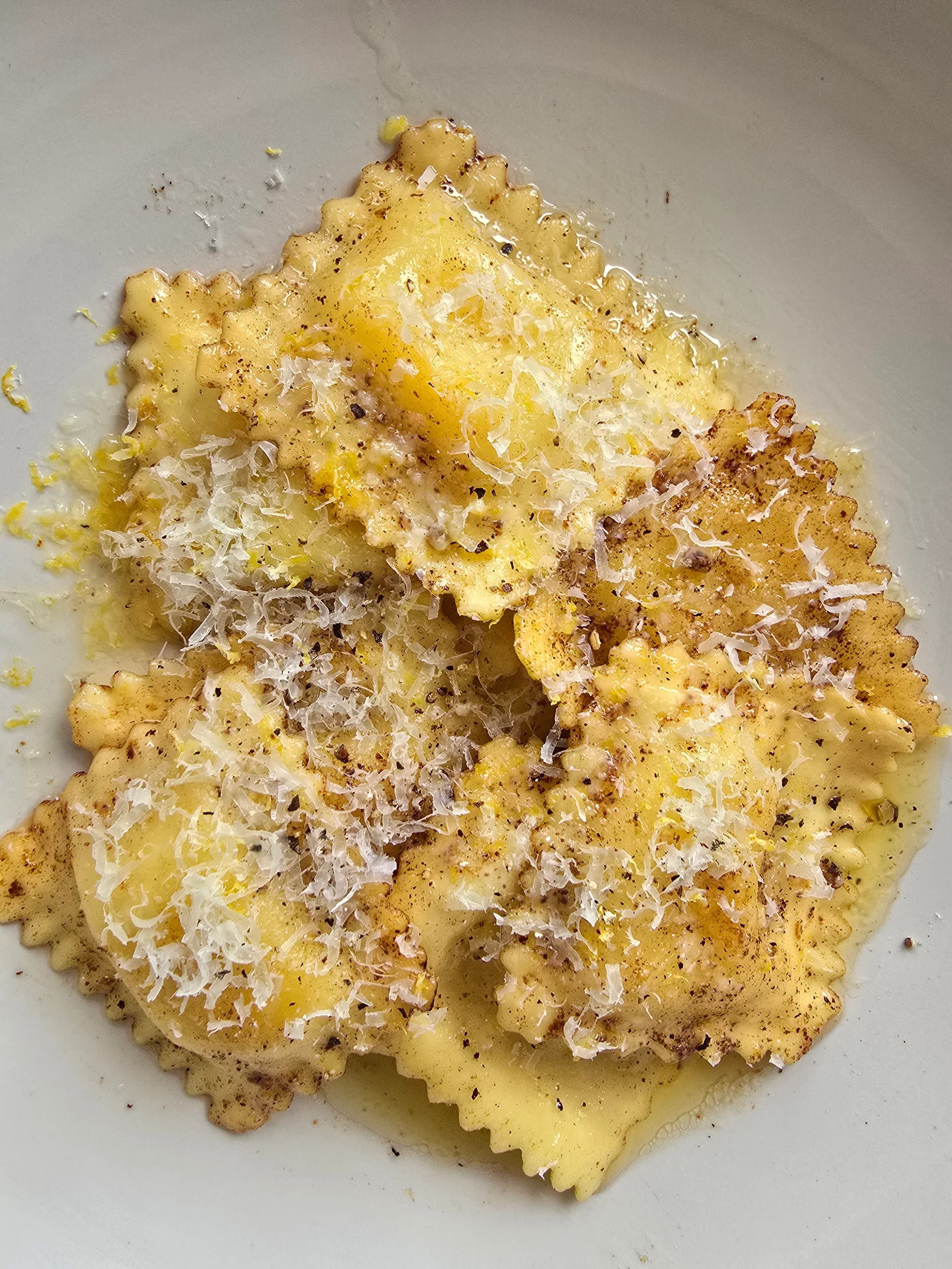 Raviolis con limon