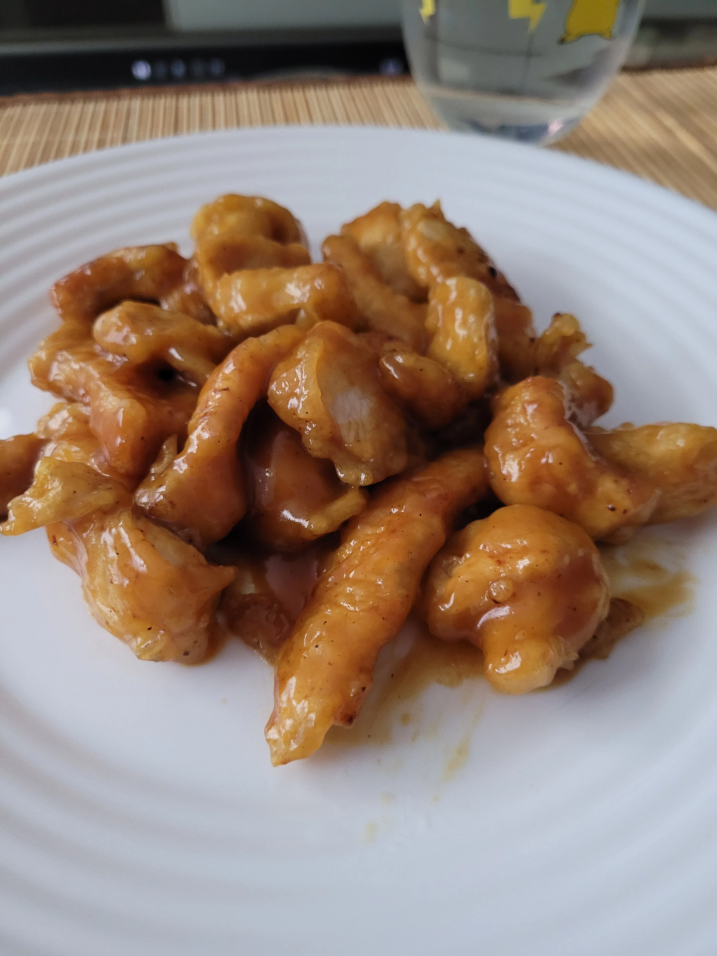 Pollo frito a la naranja