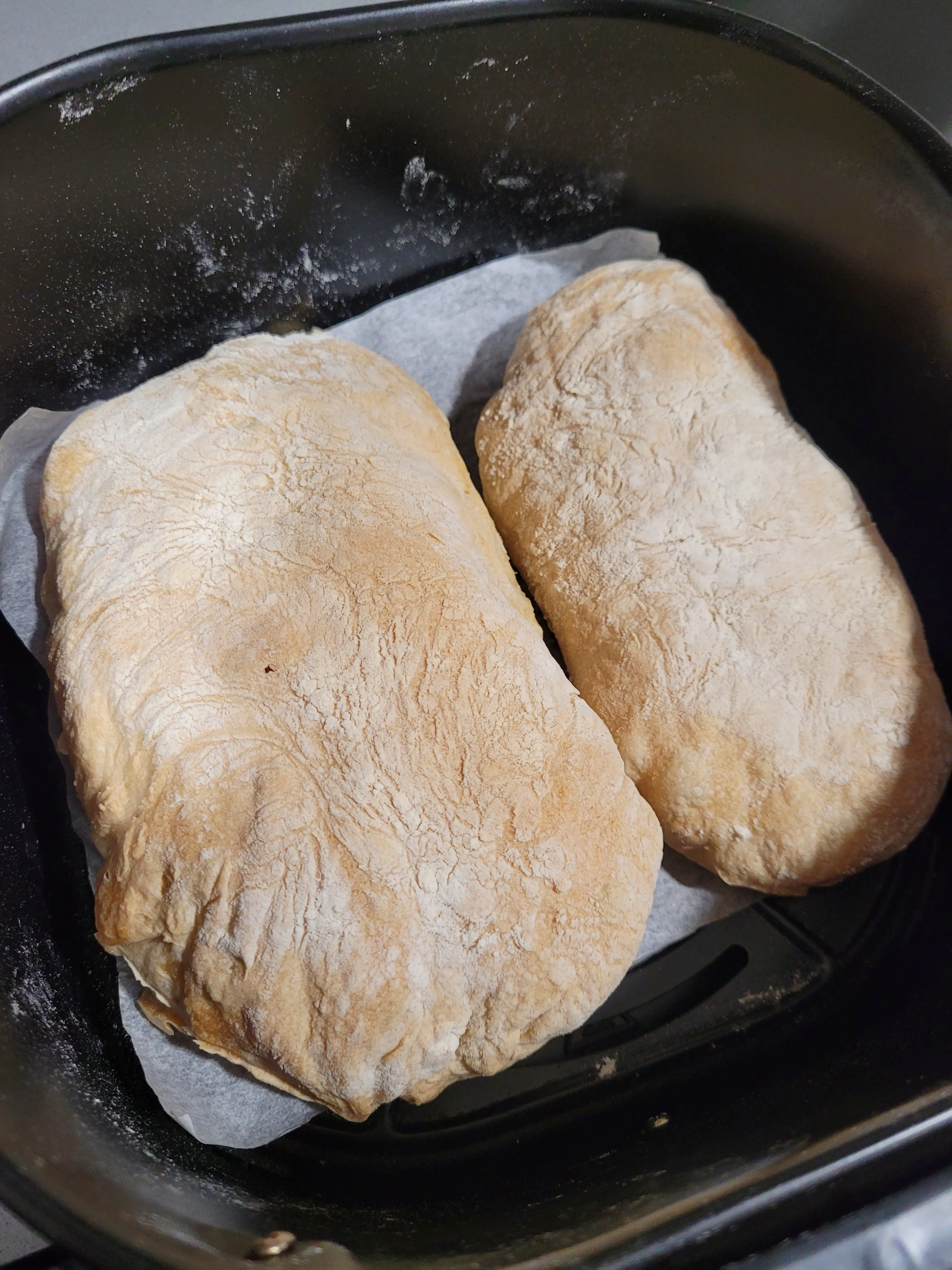 Ciabatta en air fryer