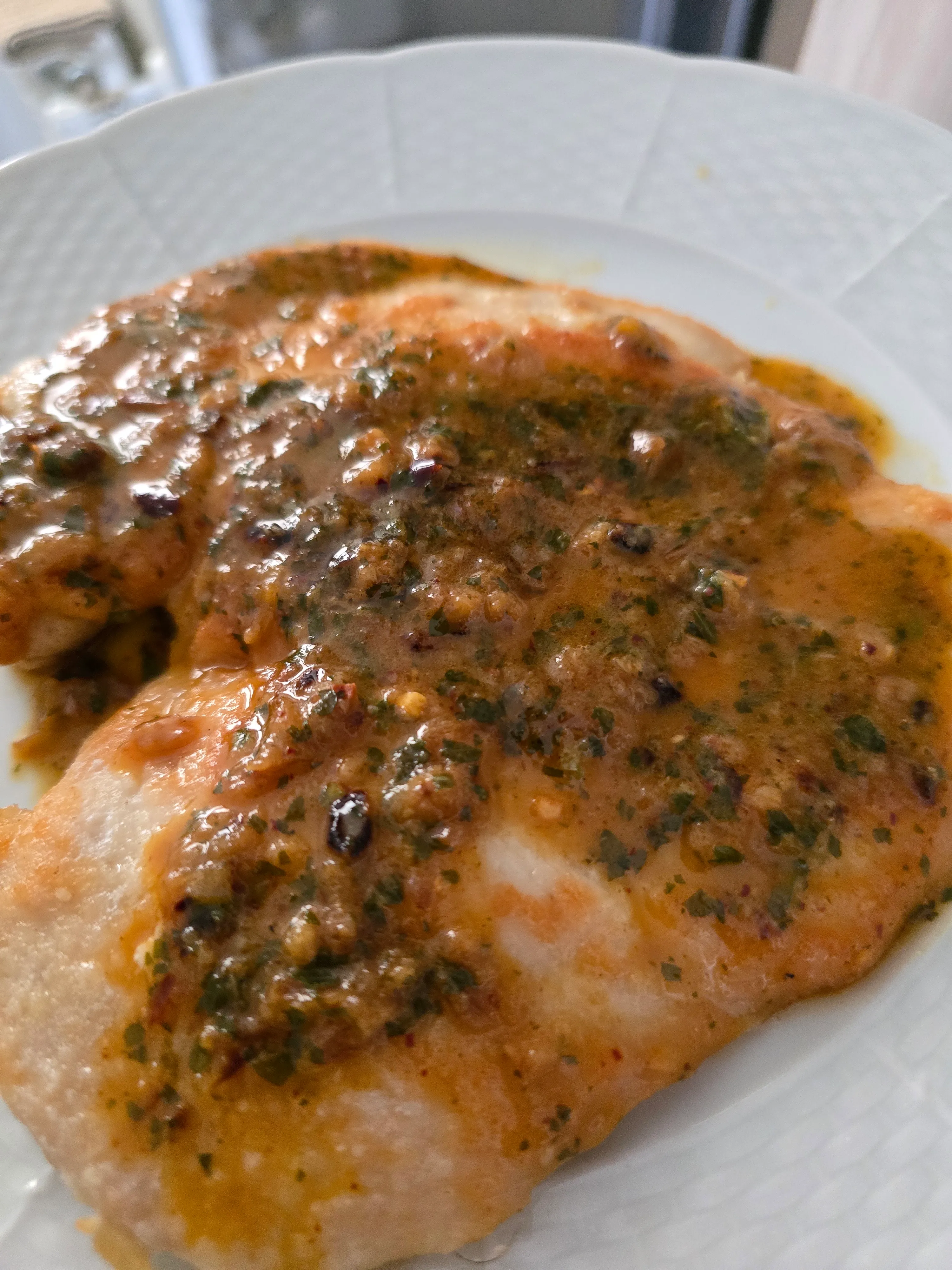 Picatta de pollo (Lalo’s style)